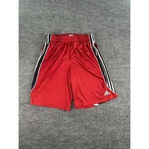 Adidas Shorts Men Extra Large Red Mesh Basketball Dazzle Athletic Logo Silky y2k